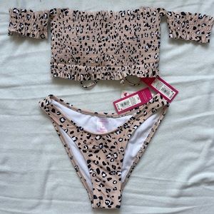 Cheetah print bikini